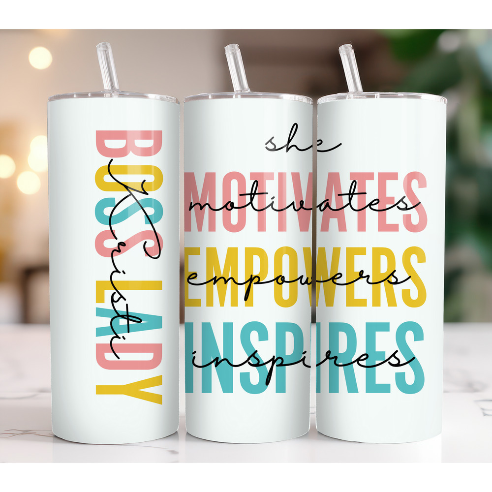 Boss Lady insulated metal reusable tumbler, boss babe, stainless steel, bottle - Picture 1 of 1